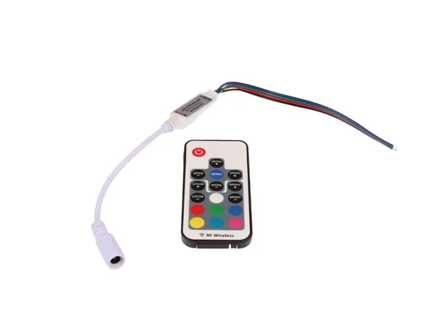 LED ovladač RGB LED pásků 5-24VDC, 72-144WW, RF 063322 T-LED