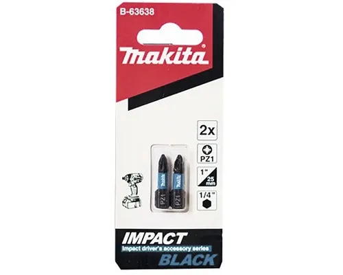 Impact screw bit PZ1-25mm 2pcs