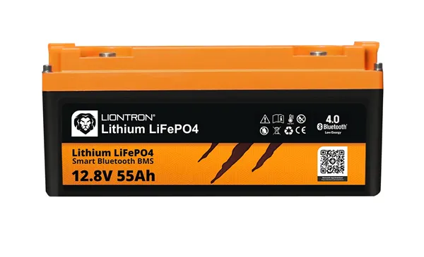 LIONTRON LiFePO4 12,8V 55Ah LX smart BMS s Bluetooth - Marine IP67 LISMART1255LX-M
