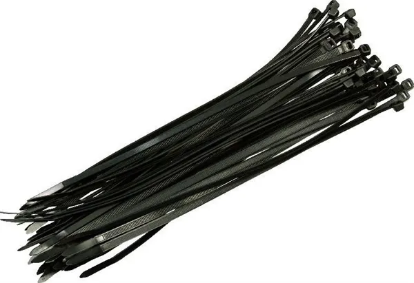 vázací pásky STANDARD, černé, 368x7,6mm wpr1957 WT-370HDB