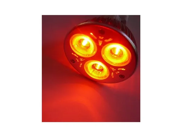 Barevná LED žárovka MR16, červená 02201 T-LED