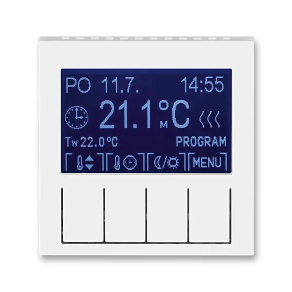 Termostat univerzální programovatelný ovládací jednotka bílá/bílá 3292H-A10301 03