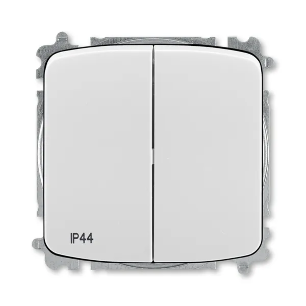 Přepínač sériový IP 44, zapuštěný, bezšroubové svorky 3559A-A05940 S Tlačítko
