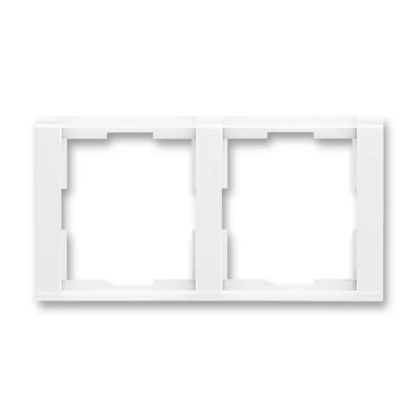 Rámeček dvojnásobný, vodorovný bílá/bílá 3901F-A00120 03