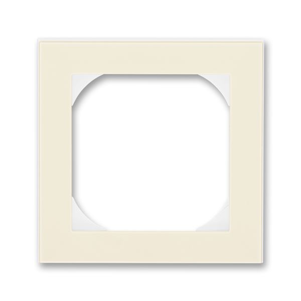 Rámeček jednonásobný s otvorem 55x55 slonovina/bílá 3901H-A05510 17