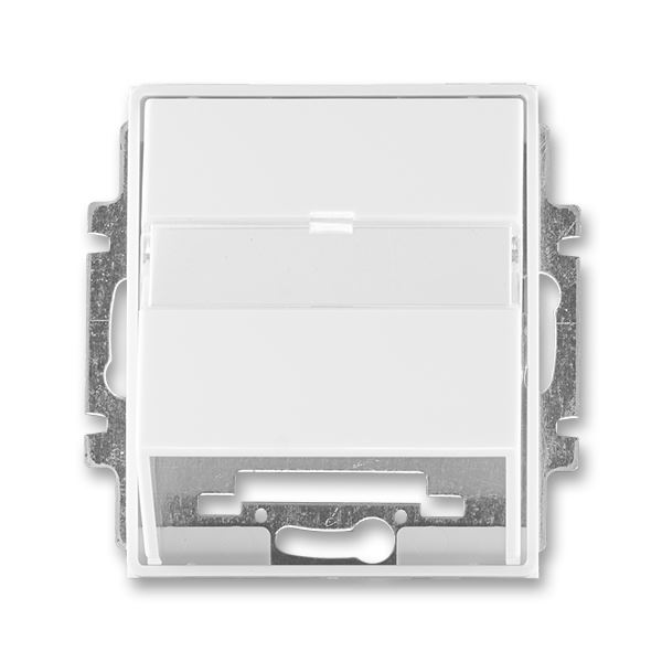 Kryt komunikační zásuvky bílá/bílá 5014E-A00100 03