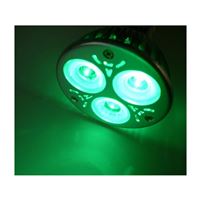 Barevná LED žárovka E27, zelená