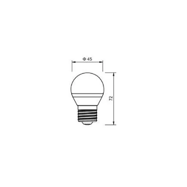 LED žárovka E27 LU5W-260, teplá bílá 032291 T-LED