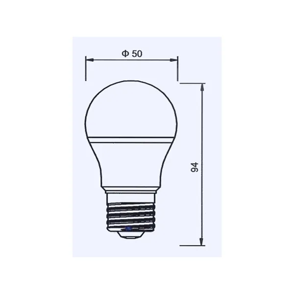 LED žárovka E27 SA6W 360°, teplá bílá 03230 T-LED