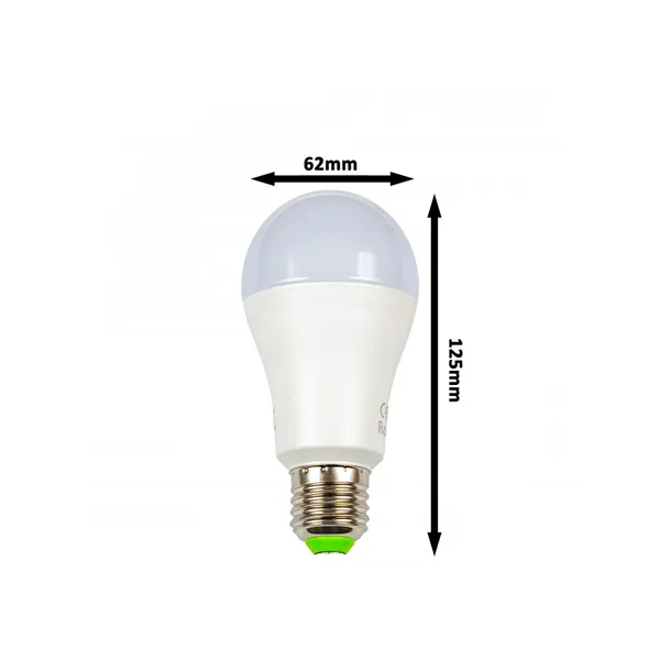 LED žárovka E27 L15W A60, studená bílá 032712 T-LED