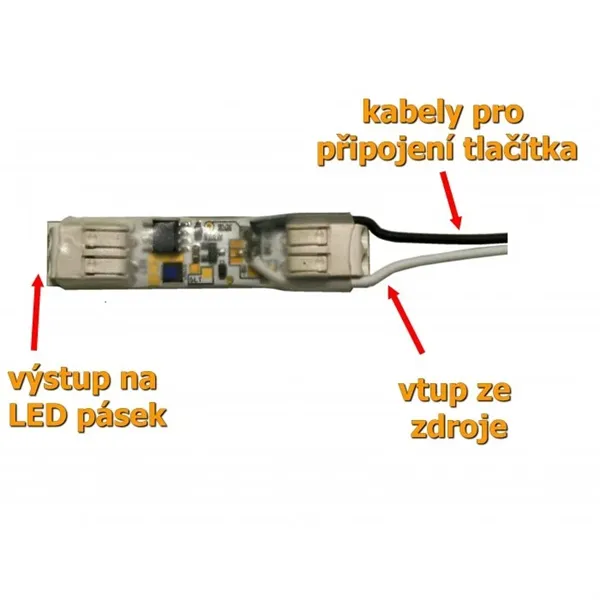 Modul pro tlačítko - stmívač pro LED pásky 061212