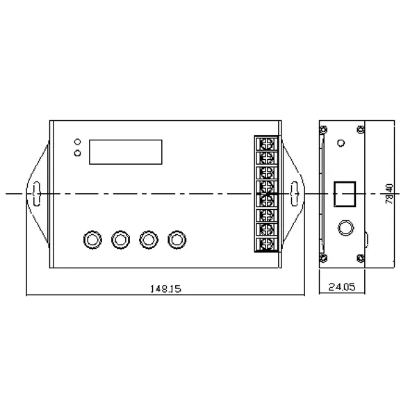 Programovatelný ovladač USB 5CH 20A pro LED 06182