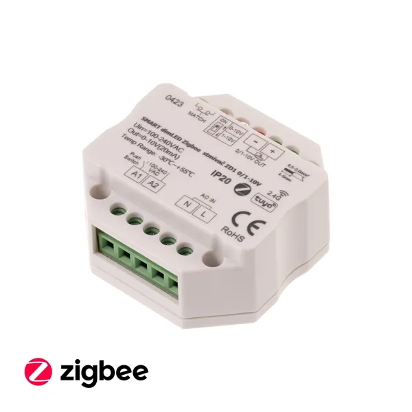 Stmívač SMART dimLED ZIGBEE ZD1 0/1-10V 065506 