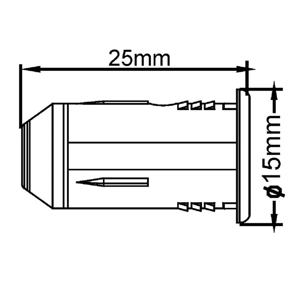 Dotykový stmívač ZDS1 bílý 12-24V 06716 