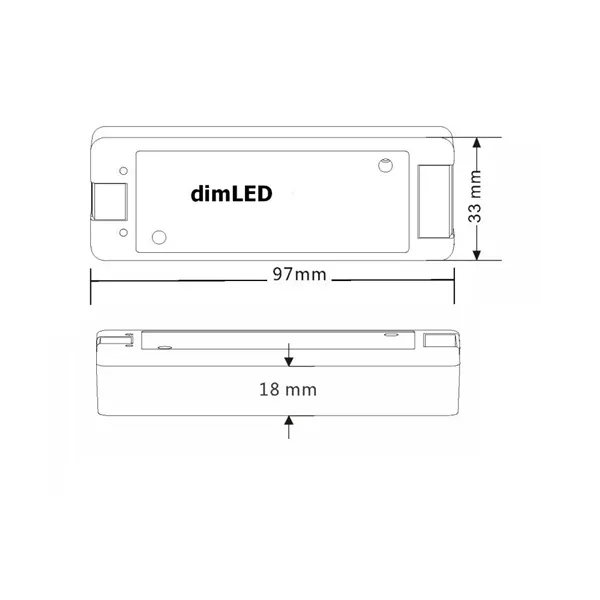 Přijímač dimLED PR 1SL SLOW  069023 