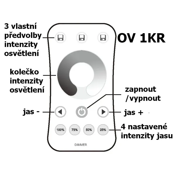 Ovladač dimLED OVS 1KR 069108 