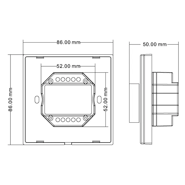 Ovladač dimLED OV DUPLEX CCT 2K, bílá 069118 