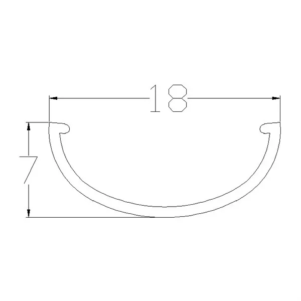 Difuzor ALU profilu TUBE, nacvakávací opál 1m 09106 T-LED