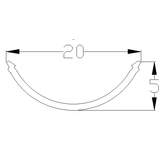 Difuzor pro ALU profil R5, kryt kulatý opál 1m 09113 T-LED