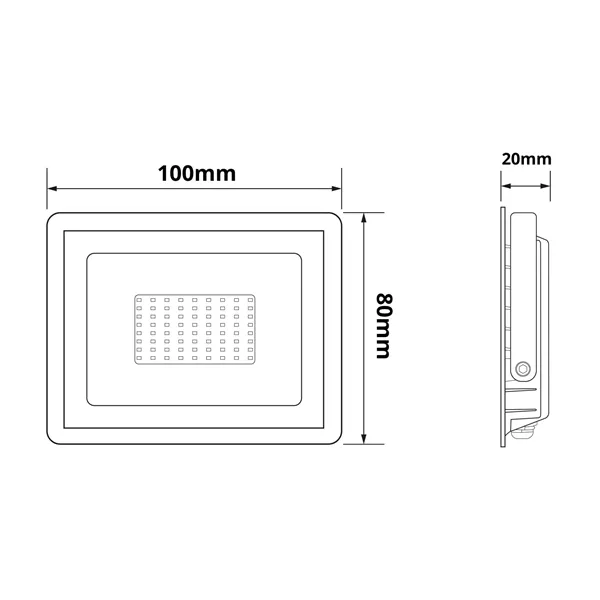 LED reflektor LEVE 10W, teplá bílá 103001 T-LED