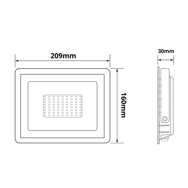 LED reflektor LEVE 50W, teplá bílá 103010 T-LED