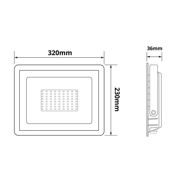 LED reflektor LEVE 150W, teplá bílá 103016 T-LED