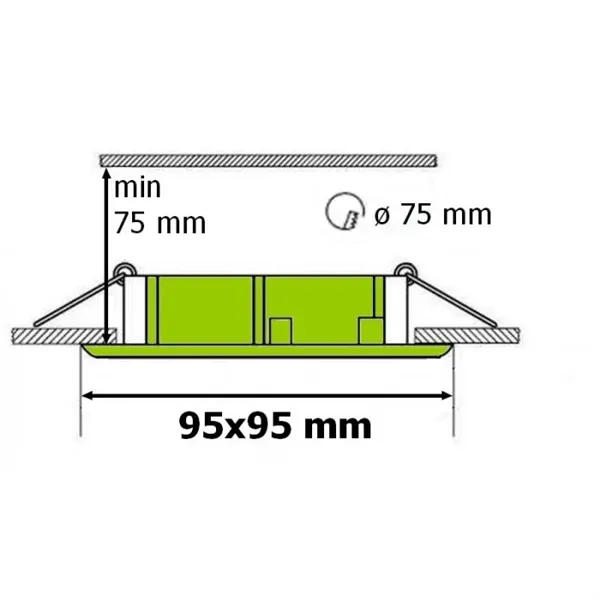 Podhledový rámeček D10-1 hliník 10401 T-LED