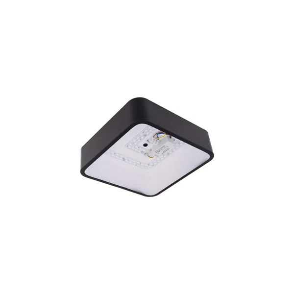 LED svítidlo RENDO 24W CCT hranaté černé stropní  105446 