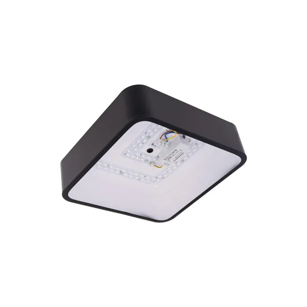 LED svítidlo RENDO 36W CCT hranaté černé stropní  105448 