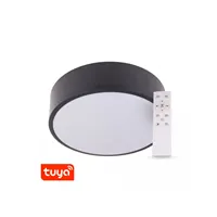 SMART Tuya LED svítidlo RENDO 48W CCT kulaté černé