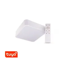 SMART Tuya LED svítidlo RENDO 24W CCT hranaté bílé  105467 