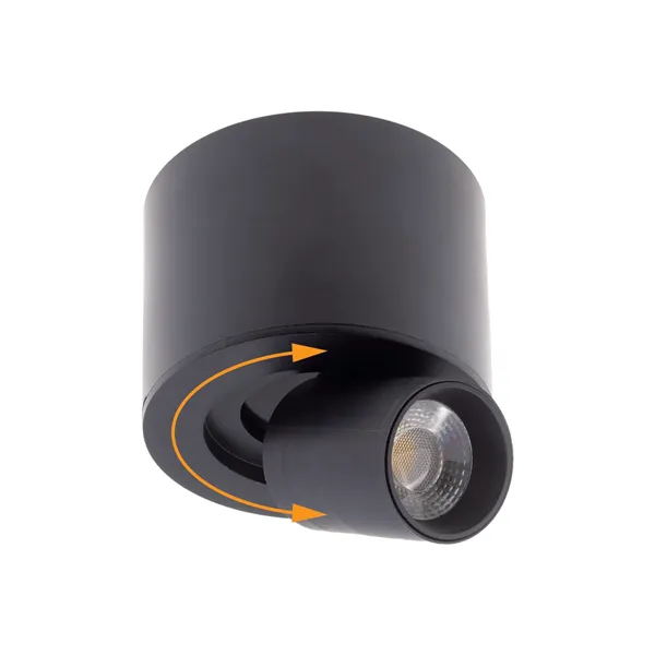 CCT LED svítidlo ALIMO 6W černé  105529 