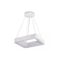 LED svítidlo ZULU 48W CCT hranaté bílé závěsné světlo 105551 T-LED