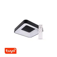 SMART Tuya LED svítidlo ZULU 32W CCT hranaté černé  105560 