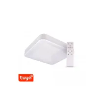 SMART Tuya LED svítidlo ZULU 48W CCT hranaté bílé světlo stropní