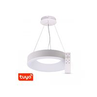SMART Tuya závěsné ZULU 48W CCT kulaté bílé světlo 105569 T-LED