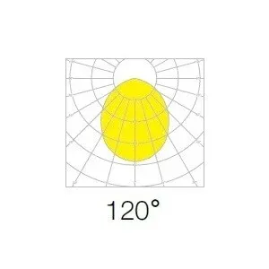 Lištové LED svítidlo TRITO LT120W 120° 54W bílé, teplá bílá  105730 