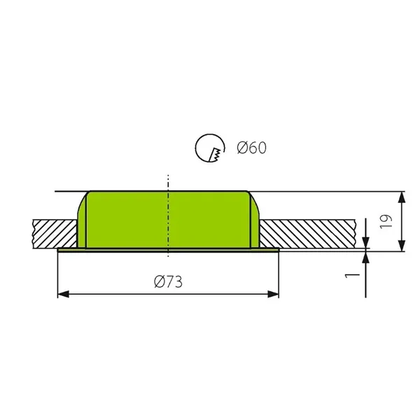 G4 nábytkové svítidlo vestavné GAVI 10609 T-LED