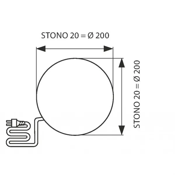 Zahradní svítidlo STONO 20 106474 T-LED