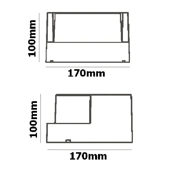 LED fasádní svítidlo NOTO, teplá bílá 106645 T-LED