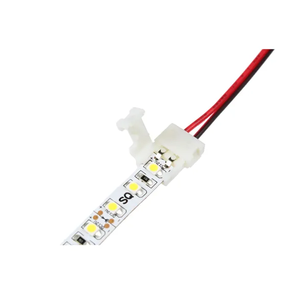 1barva přípojka pro LED pásek s kabelem, 10mm  112120 