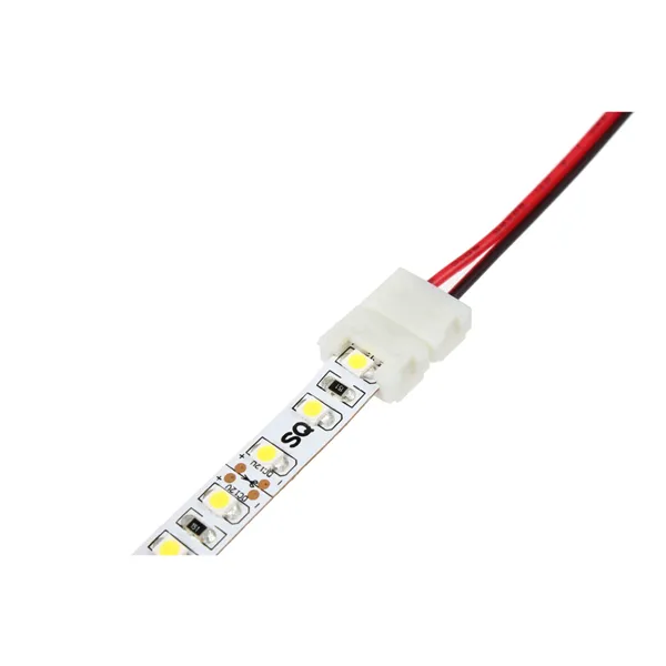 1barva přípojka pro LED pásek s kabelem, 10mm  112120 