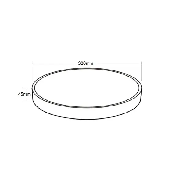 Přisazené LED svítidlo ZONDO 18W, teplá bílá  105413 