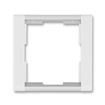 Rámeček jednonásobný bílá/ledová bílá 3901F-A00110 01