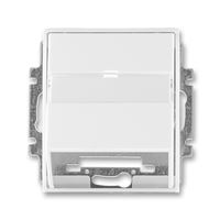 Kryt komunikační zásuvky bílá/bílá 5014E-A00100 03