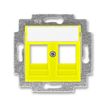 Kryt zásuvky komunikační žlutá 5014H-A01018 64