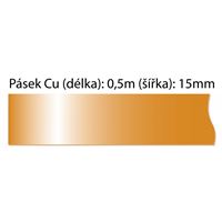 PÁSEK Cu (0,5m kus) CU 05 (pro ZSA)