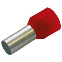 DI 1,0-8 rudá Dutinka izolovaná,průřez 1,0mm2