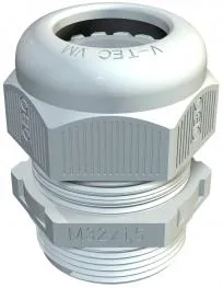 Kabelová vývodka, metrický závit, světle šedá V-TEC VM63 LGR 2022876