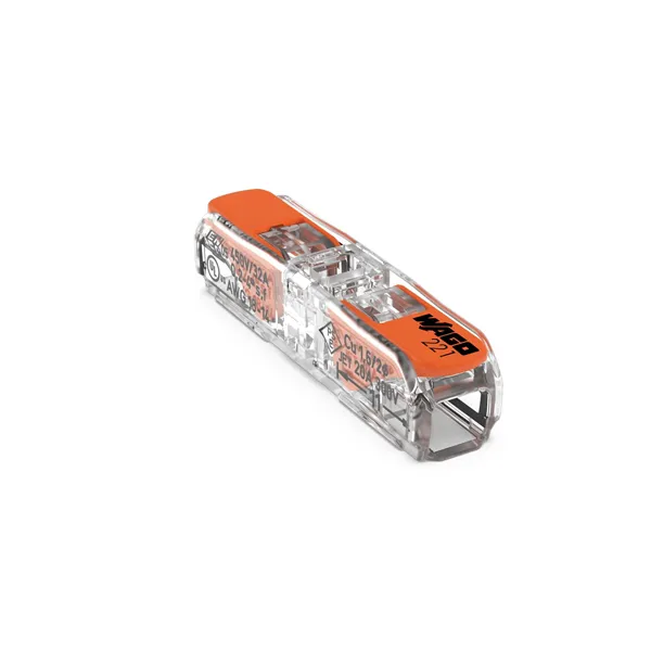 SVORKA WAGO 221-2411 2x0,2-4mm průch.